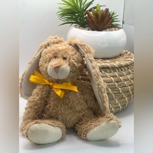 Ty Tan and Yellow Plush Teddy Bear